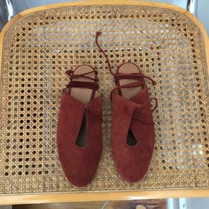 Rosetta Getty Lace Up Mule NWOT